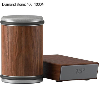 Rolling Knife Sharpener Double Sided Diamond Sharpening Stone Kitchen DealSniper.net