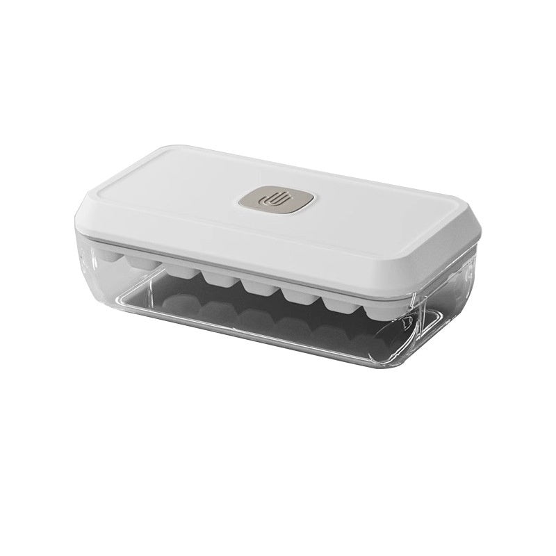 32 Grid Silicone Ice Cube Tray Mould With Lid Shovel Storage Box Kitchen DealSniper.net