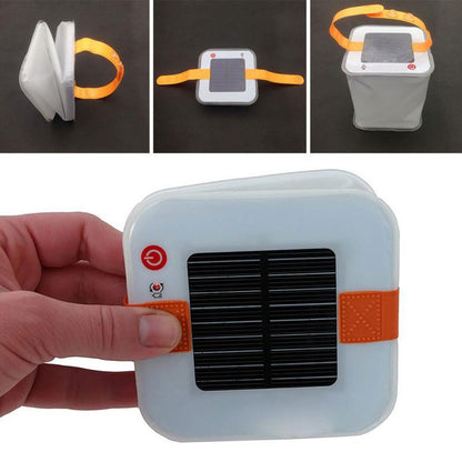 New LED Lantern Solar Collapsible Camp Flashlight Torch Light Outdoor DealSniper.net