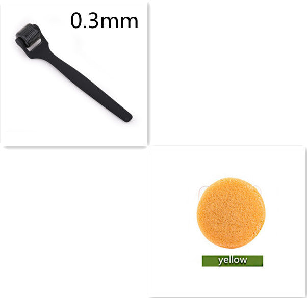 Matte 540 Microneedle Roller Feel Oil Rubber Oil Handle Matte Beauty DealSniper.net Set B 0.3mm