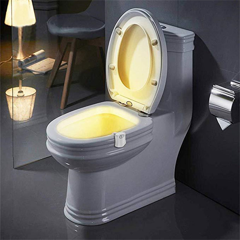 16 Colors LED Creative Hanging Human Toilet Sensor Toilet Cover Lamp Home Decor Gym From House