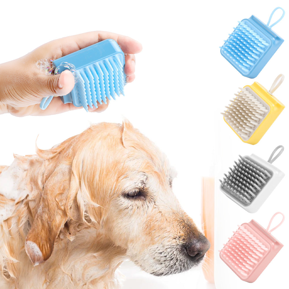 Pet Dog Cat Bath Brush Comb Multifunctional Brush Hair Fur Grooming Deals DealSniper.net