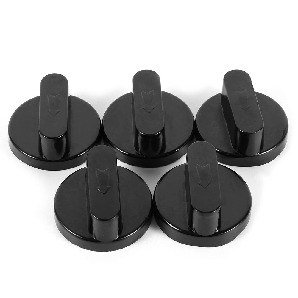 5Pcs New Black Universal Cooker Oven Gas Stove Grill Kitchen dealsniper-net