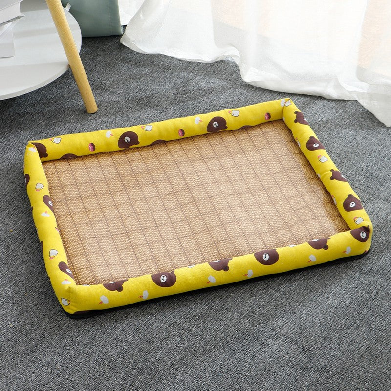 Pet Mat Nest Summer Linen High Temperature Summer Dog