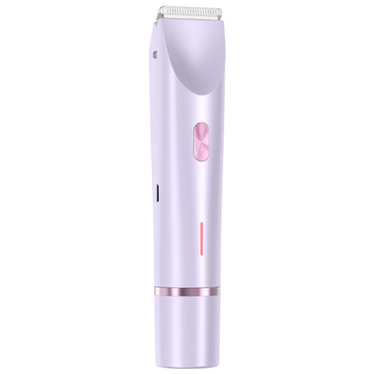 2 In 1 Hair Remover Women's Double Head Shaver Beauty DealSniper.net Purple USB