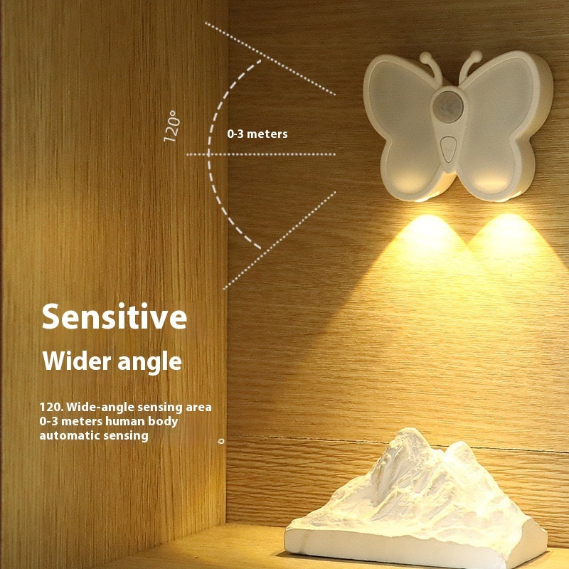 Charging Smart Magnetic Led Human Body Small Induction Night Lamp Home Decor Gym From House