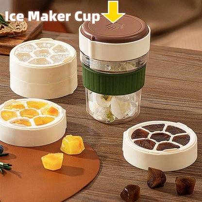 500ML Iced Brew Coffee Cup With Ice Cube Tray Kitchen dealsniper-net