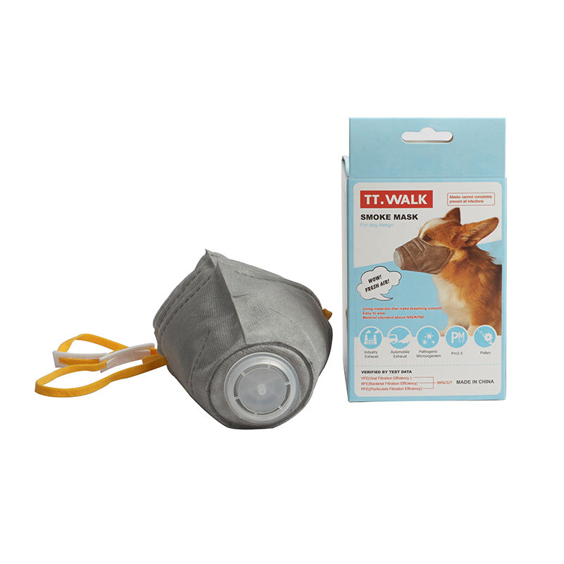 Dogs Anti-fog Haze Masks Anti Dust Gas Pollution Muzzle Pets Gym From House
