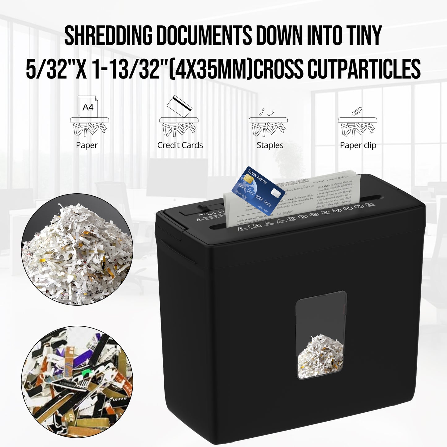 Woolsche 5 Sheet Cross Cut Paper Shredder Electronics dealsniper-net