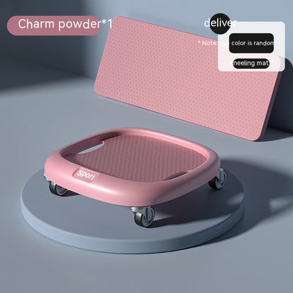 Strictly Selected Abdominal Sliding Plate Professional Mute Sports dealsniper-net Charming Pink