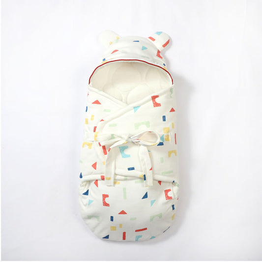 Pure Cotton Thickened Newborn Baby Swaddling Anti-kicking Quilt