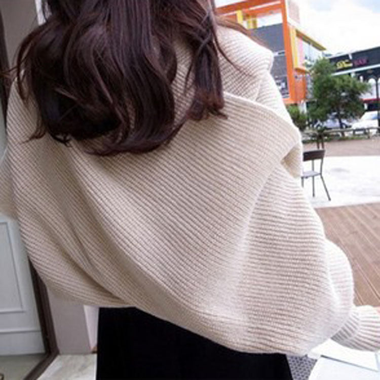 Sweater Scarf Cashmere Ladies Girl Woman Clothing Casual Wear Women dealsniper-net