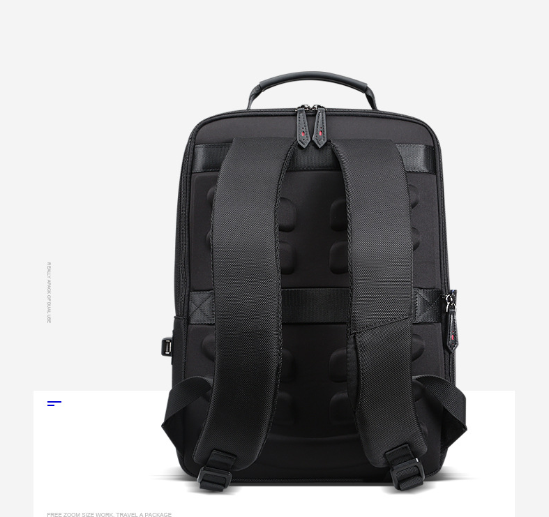 BOPAI Black Leather Backpack College Bag for Boys Men DealSniper.net