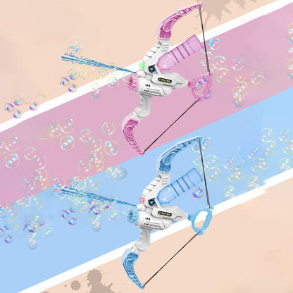 2 In 1 Bubble Gun Electric Bow And Arrow Automatic Bubble Blower Gifts Holidays dealsniper-net