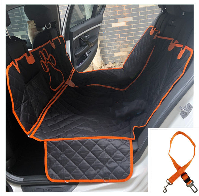 Grey Mesh Waterproof Pet Mat Quilted Cotton Dog Car Mat Pets Gym From House