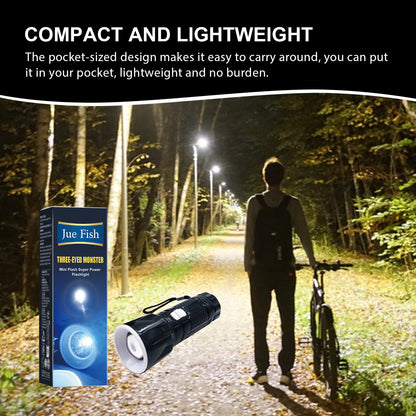 Jue-Fish Mini Flashlight With Strong Light Multi-Purpose Outdoor DealSniper.net