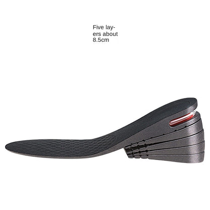 Inner Heightening Insole Sports Air Cushion Sports DealSniper.net Black 5Layer One size