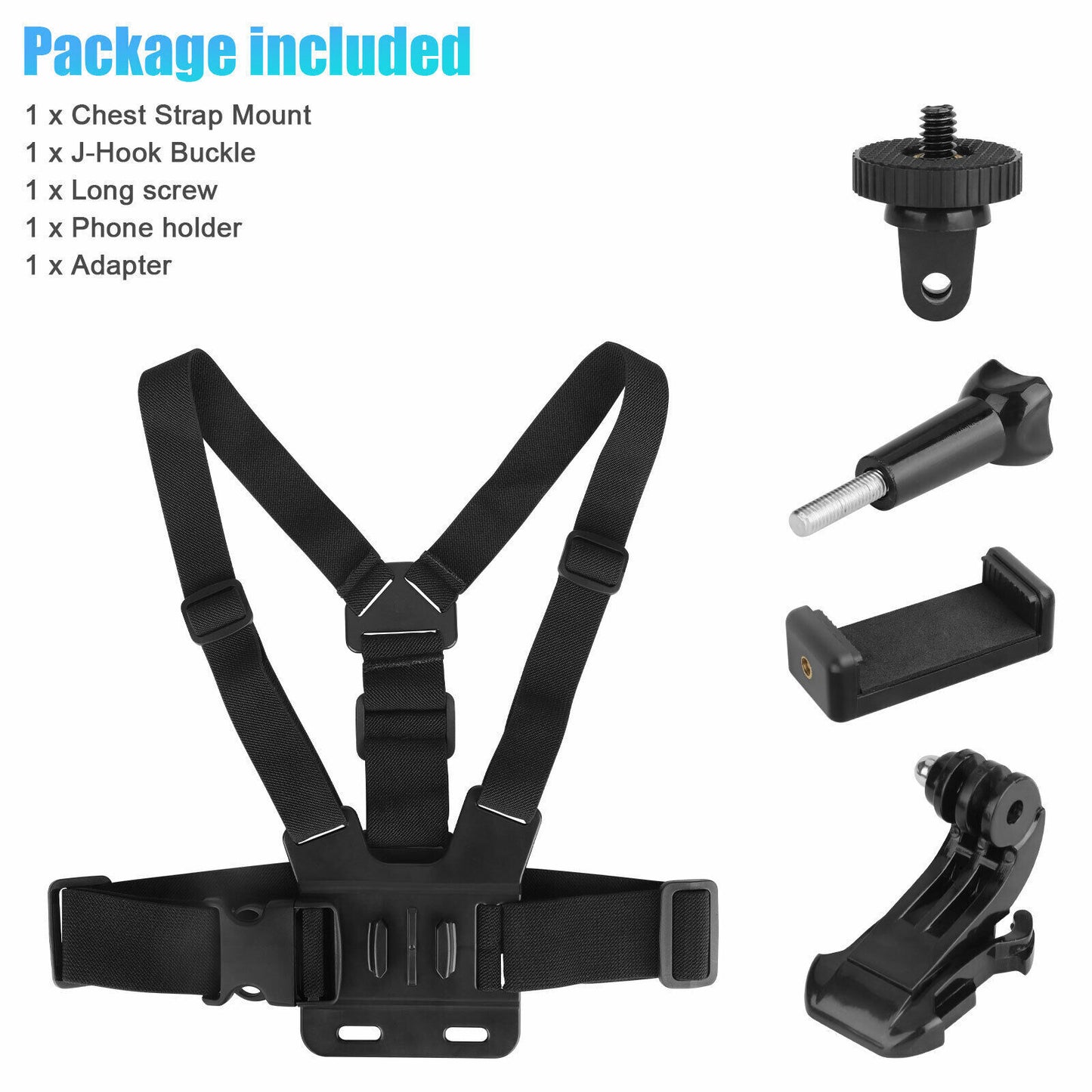 Chest Mount Harness Strap Phone Holder Clip POV For Gopro 10 9