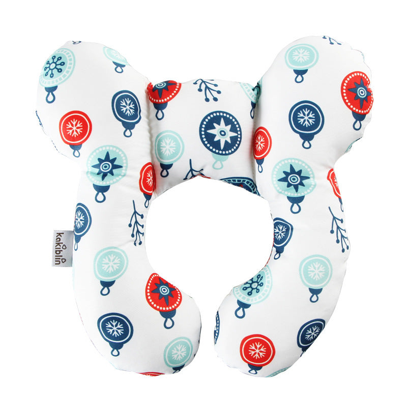 Infant Pillow Baby Bed U-Shaped Safety Seat Neck Guard Fixed Stereotyped Stroller Pillow Kids DealSniper.net Light bulb OPP