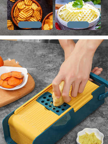 Kitchen hand push vegetable cutter Kitchen DealSniper.net Green
