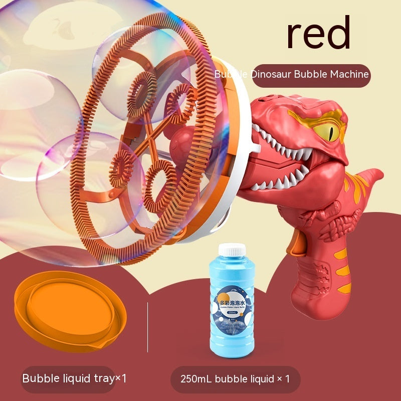 Fan Dinosaur Bubble Machine Bubble Blowing Toy Children's Kids dealsniper-net Red Bubble water