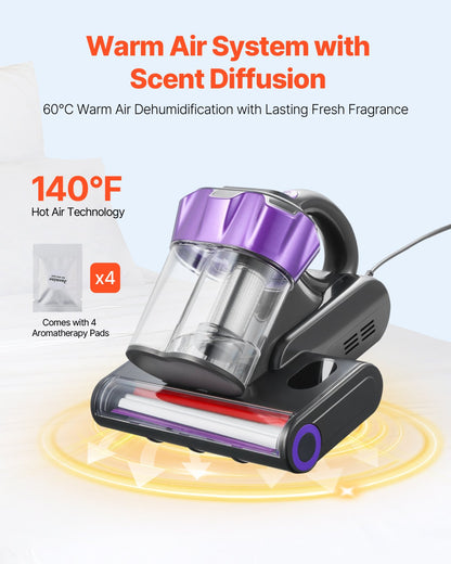 Mattress Vacuum Cleaner, 550W Bed Vacuum Cleaner Home Gym From House
