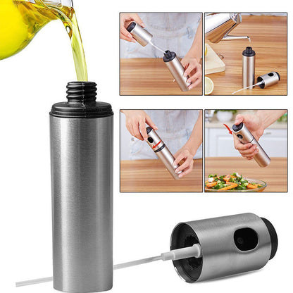Stainless Steel Cooking Spray Oil Can Kitchen DealSniper.net