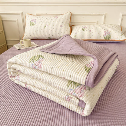 Quilted Bed Cover Three-piece Class A Maternal House dealsniper-net