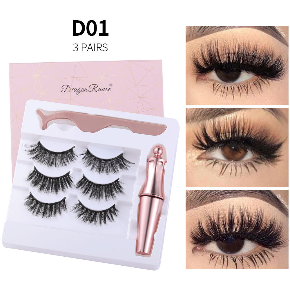 Natural Long Lasting Magnetic Liquid Eyeliner & Magnetic False Eyelashes