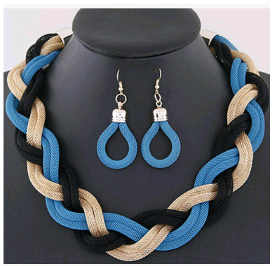Hand-woven rope necklace chain Jewelry DealSniper.net K