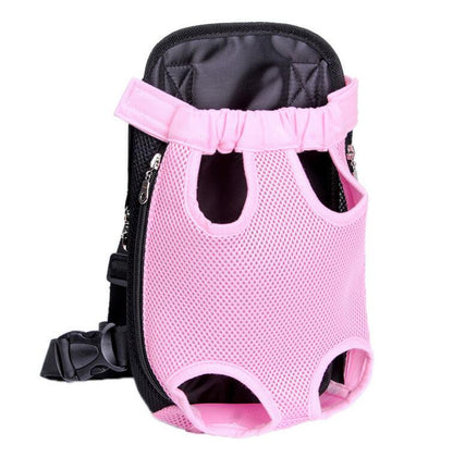 Go Out Portable Chest Shoulder Pet Bag Breathable Travel Pet Bag Pets Gym From House Pink L