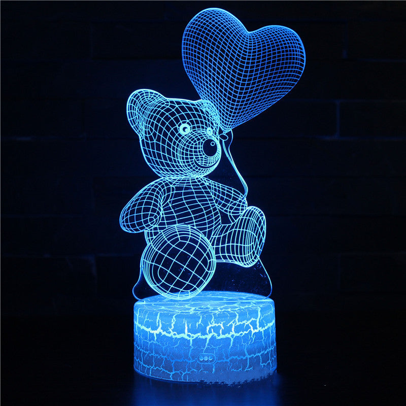 3D Lamp Acrylic USB LED Night Lights Neon Sign Lamp Home Decor dealsniper-net