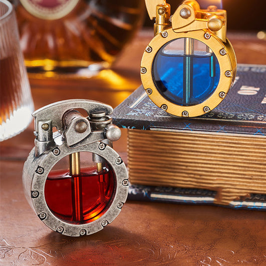 NEW Metal Rocker Arm Kerosene Lighter Creative Personality Gadgets Gym From House