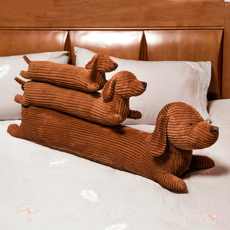 Brown Cute Dachshund Long Sofa Home Decor Pillow Home Decor dealsniper-net