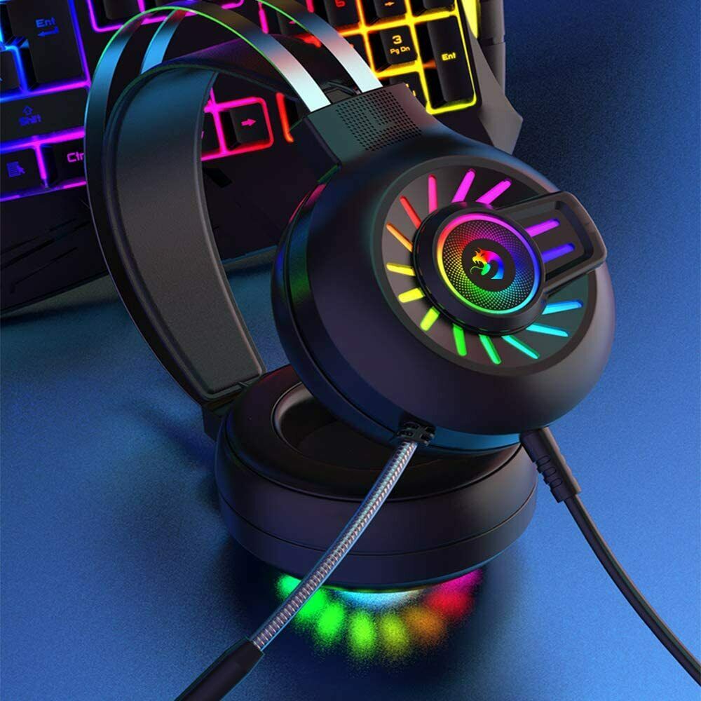 3.5mm Gaming Headset With Mic Headphone For PC Laptop