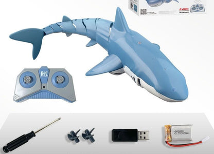 Remote Control Shark 2.4G Remote Control Fish Children's Toys Kids DealSniper.net Blue