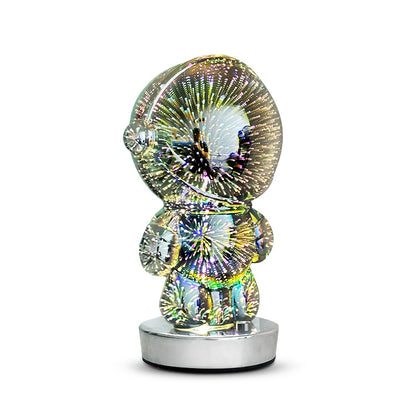 Fireworks Astronaut Atmosphere Light 3D Stereo Astronaut Home Decor Gym From House Fireworks astronaut USB