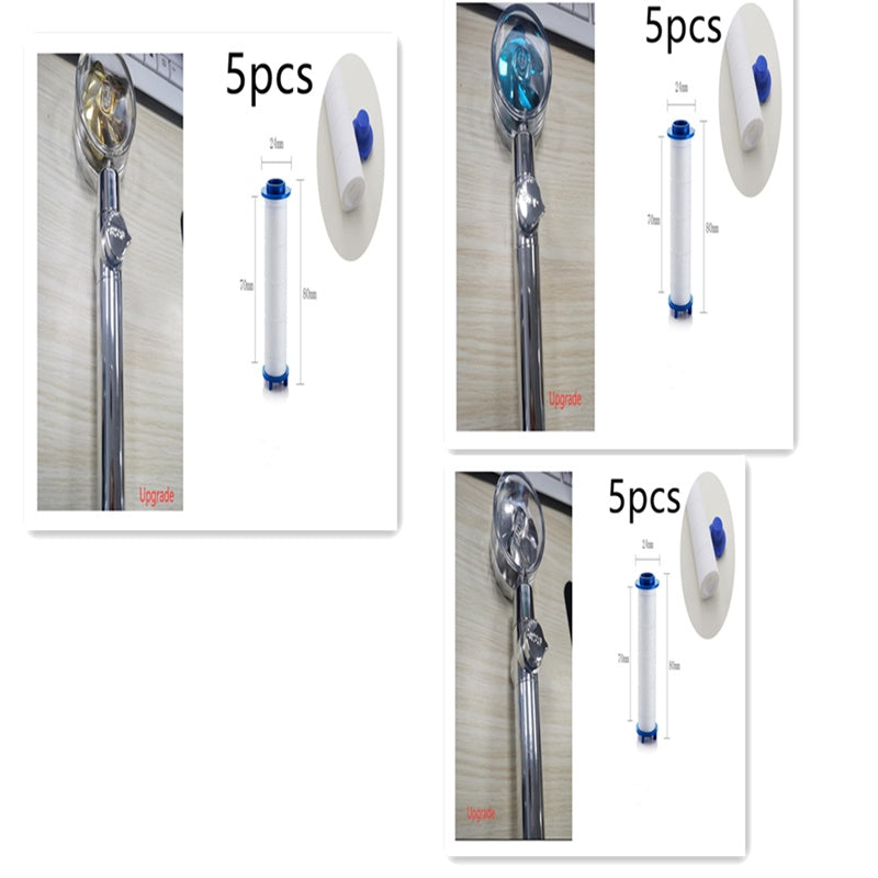 New Turbo Propeller Shower Head Water Saving High Pressure Flow