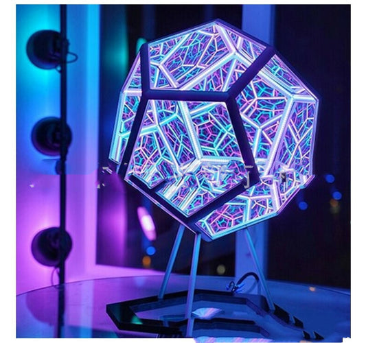 Night Light Creative And Cool Infinite Dodecahedron Home Decor dealsniper-net Dodecahedron USB