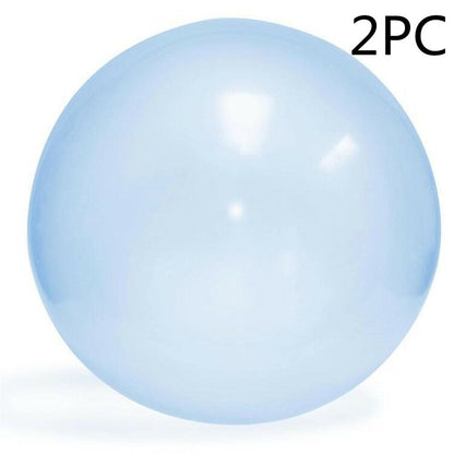 Big Inflatable Ball Children's Toy Elastic Ball Water Ball Kids dealsniper-net Blue 2PC 120cm