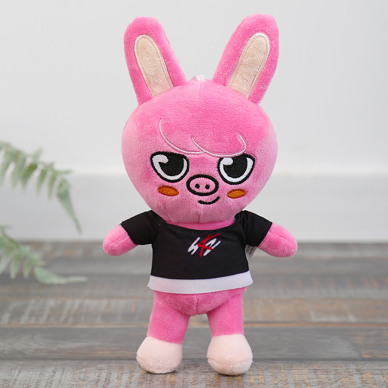 Doll Plush Toy Stray Children Leeknow Hyunjin Gift Kids DealSniper.net Pink Pig 20cm