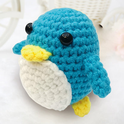 Handmade Diy Weaving Material Set Cute Penguin