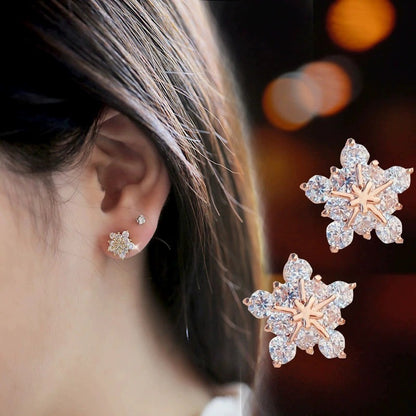 Sweet Star Stud Earrings For Women Luxury Delicate Star Versatile Jewelry Gym From House