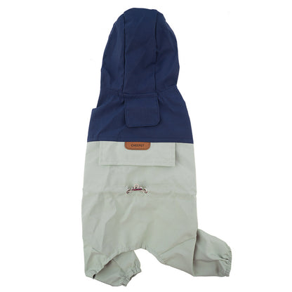 Pet Raincoat Small And Medium Size Dog Clothing Pets DealSniper.net Navy Green 2XL