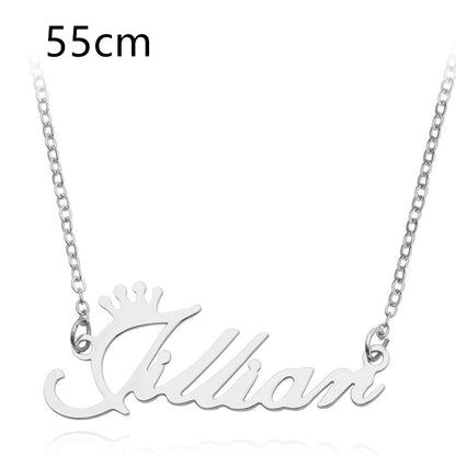 Necklace Alloy Pendant Font Fascinating Pendant Custom