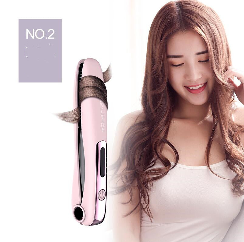 Cordless Hair Straightener for Travel Straightening and Curling Travel dealsniper-net
