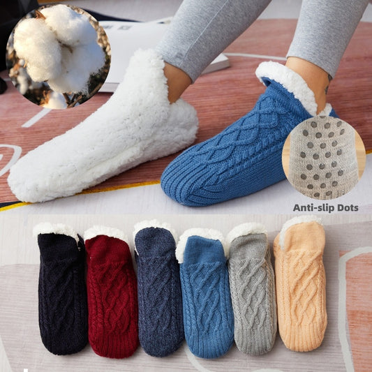 Winter Woolen Socks Women Thicken Warm Home Bedroom Socks Women dealsniper-net