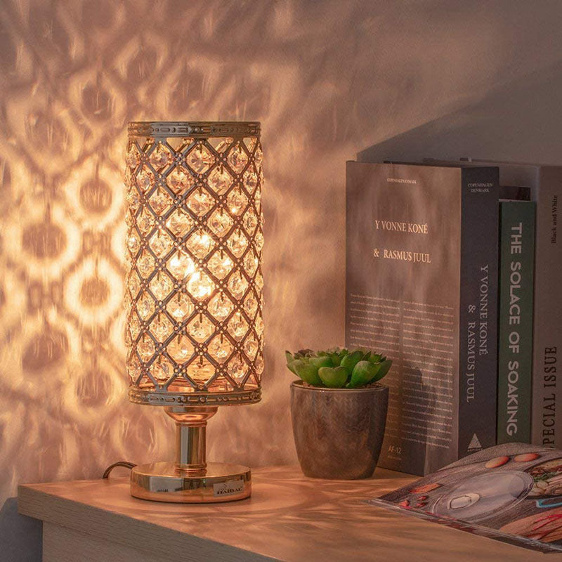 New Modern Crystal Table Lamp With Stylish Personality And Warm