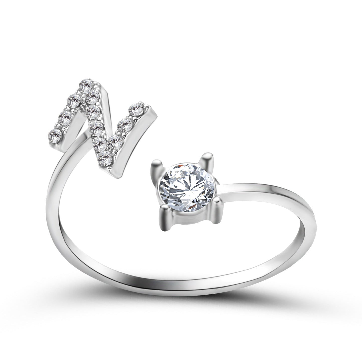 New Design Adjustable 26 Initial Letter Ring Fashion Jewelry Jewelry dealsniper-net