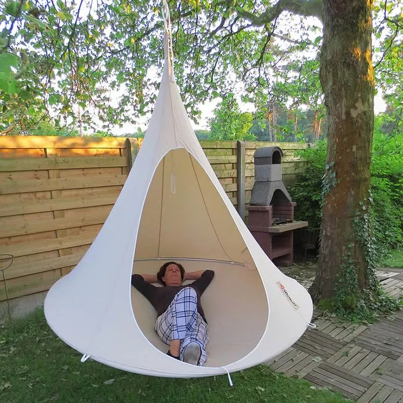 Flying Saucer Lightweight Portable Nylon Hammock Outdoor dealsniper-net